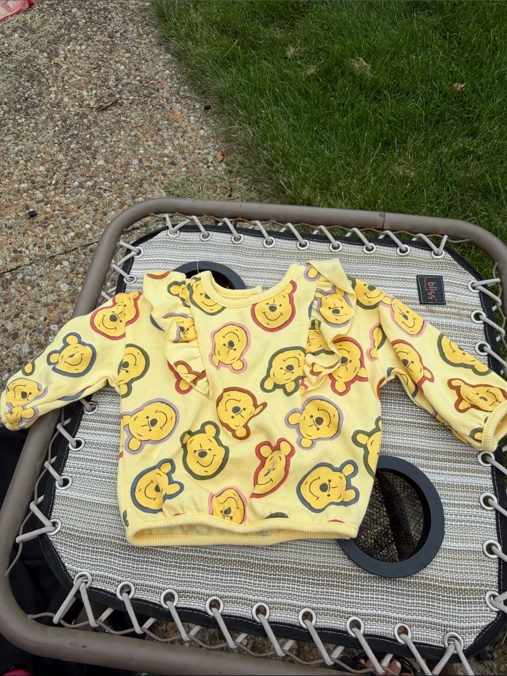 Disney Yellow Winnie the Pooh Long Sleeve Top and Leggings Set